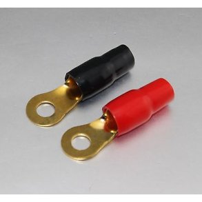 Ring terminal 35 mm2 1 Rde + 1 Sorte 8 mm 