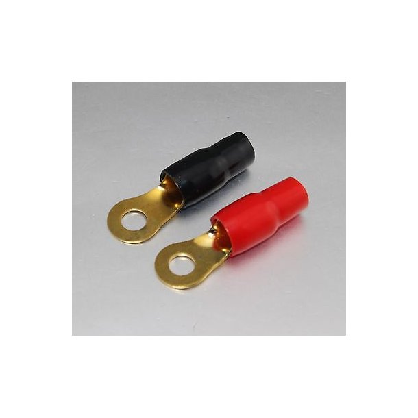 Ring terminal 35 mm2 1 Rde + 1 Sorte 8 mm 