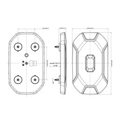 Elena led mini lysbro m. magnet/cigarstik 380 mm