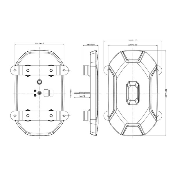 Elena led mini lysbro m. magnet/cigarstik 380 mm