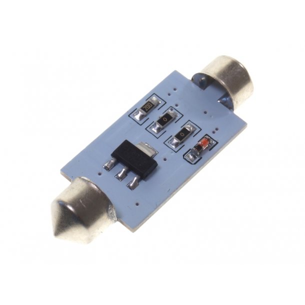 Pinolpre 12V 6xLED 44 mm - Xenon hvid - 1 stk.