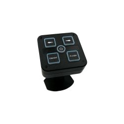 Kontrolpanel m. indbygget rel� m/trykpanel. 4 udgange. 10-30V