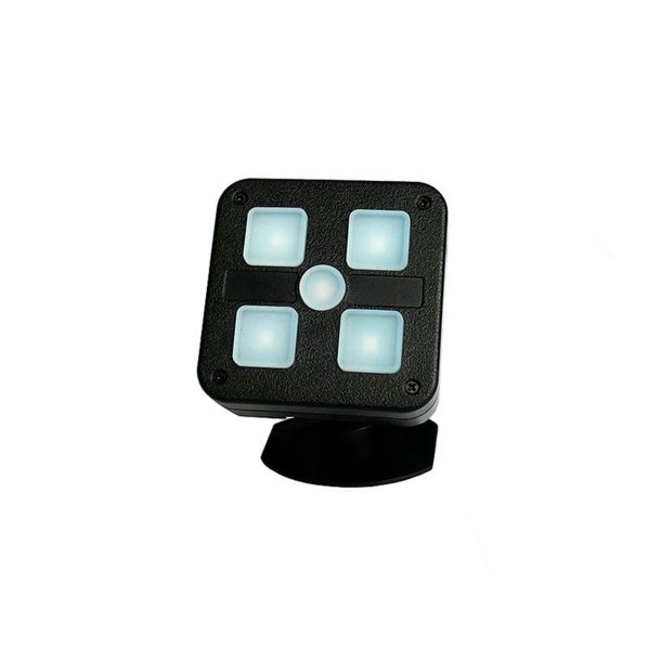 Kontrolpanel m. indbygget rel� m/trykpanel. 4 udgange. 10-30V