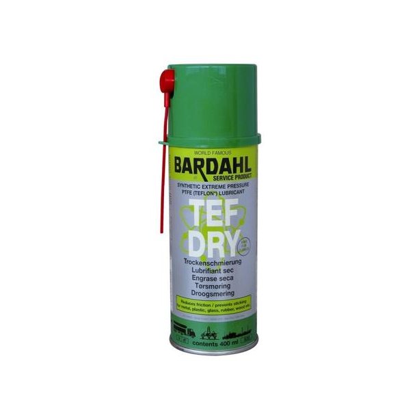 Bardahl TF Dry 400 ml. (trspray forstrket med teflon) 