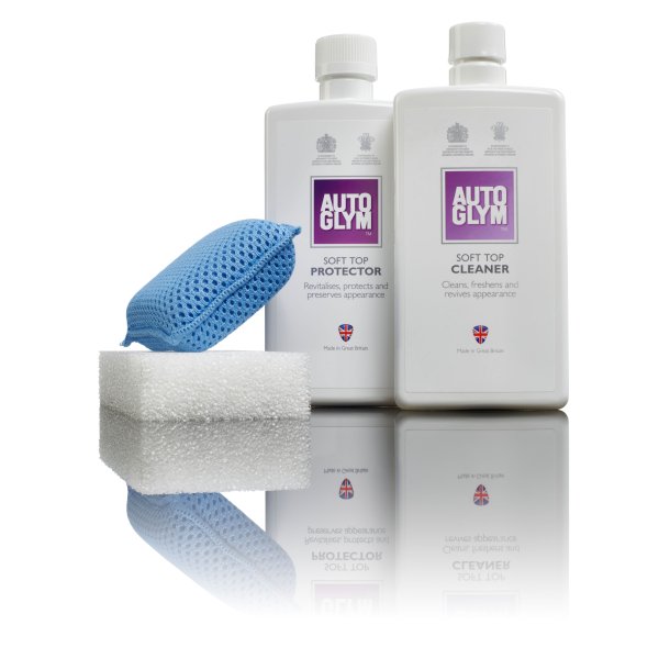 Autoglym KALECHE-RENS &amp; IMPRGNERING - Cabriolet Fabric Hood Cleaning Kit - St.