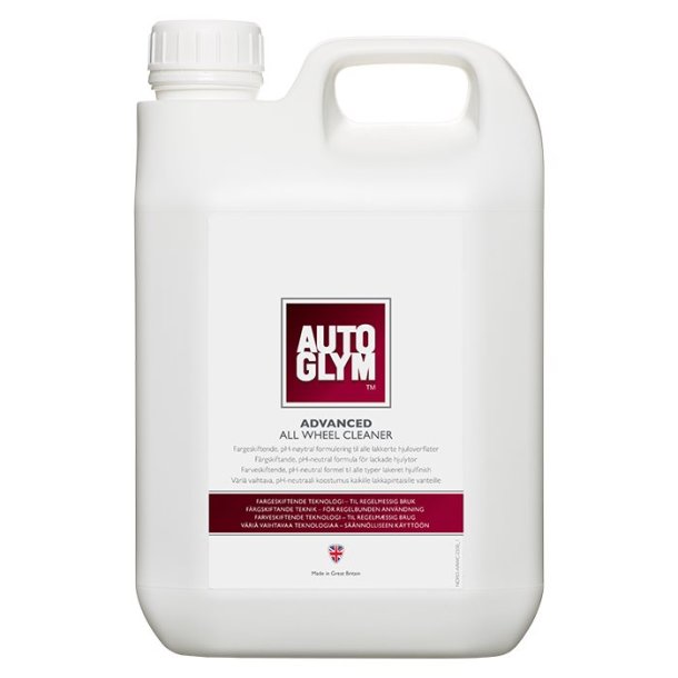 Autoglym Flgrens / Advanced All Wheel cleaner, Syrefri 