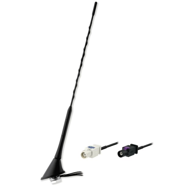Calearo 16V AM-FM Og DAB Antenne Med Forstrker, 60 Grader Hldning