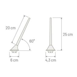 Calearo Kombi FM/AM/ DAB/DAB+ Antenne P 20cm