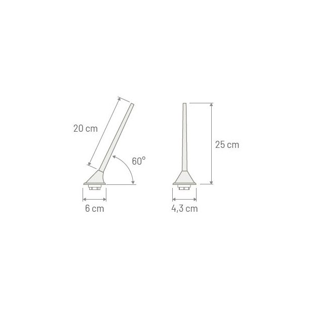 Calearo Kombi FM/AM/ DAB/DAB+ Antenne P 20cm