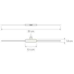 Calearo Universal Rude Antenne FM/AM, Med Dobbelt Forstrker