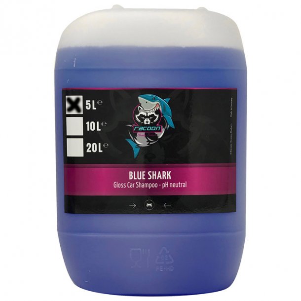 Racoon blue shark - glansshampoo - gloss car shampoo ph neutral 