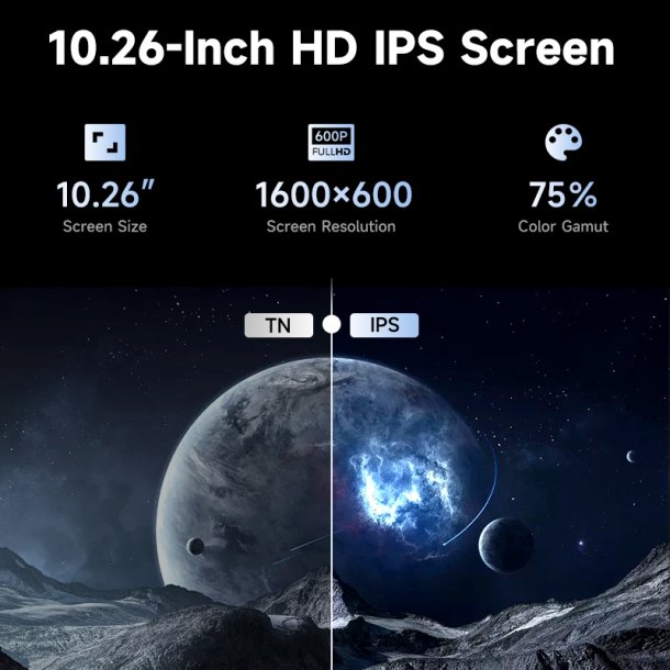 Multimedia skrm 10,26"med trdls Apple Carplay &amp; Android Auto