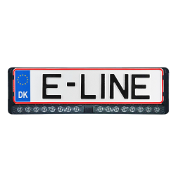 NUUK E-LINE DUO LED nummerplade-lys, indbygget rel�, 2x referens 20