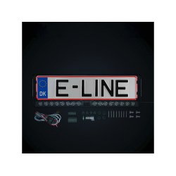 NUUK E-LINE DUO LED nummerplade-lys, indbygget rel�, 2x referens 20