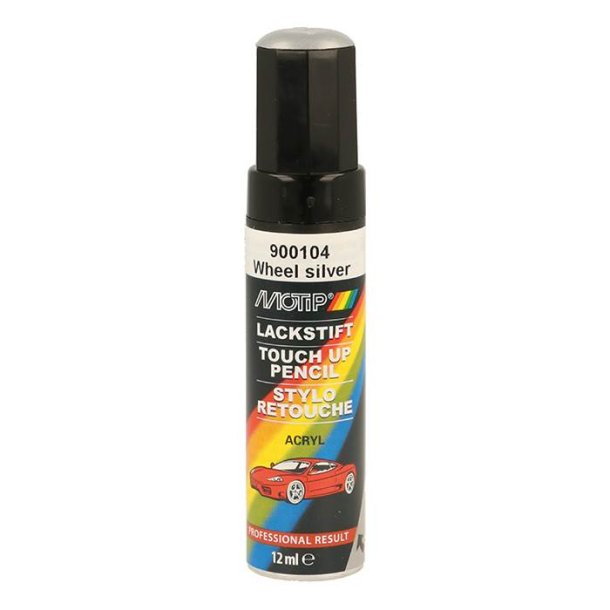 Motip Lakstift akryl autolak Touch-up til flg 12 ml - Slv