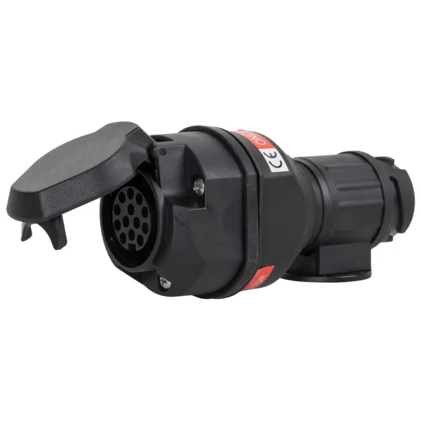 Adapter til 13-13 polet stik, 12 V