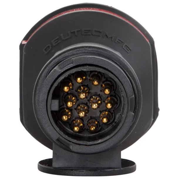 Adapter til 13-13 polet stik, 12 V