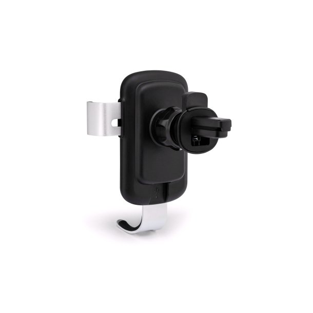 MobilLine+ Lux mobilholder til luftdyse med tr�dl�s opladning - Sort