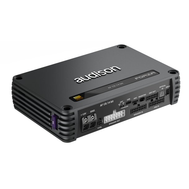 Audison Forza AFC8.14 bit � 8-kanals DSP-forst�rker, 8 � 100 W