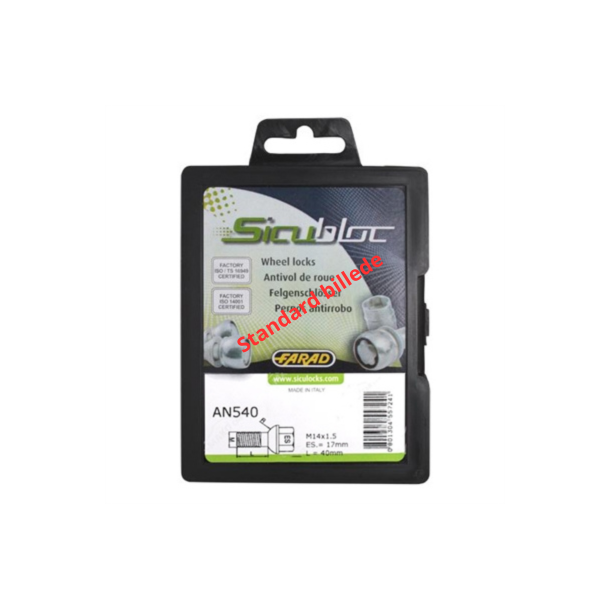 SicuBloc lsebolt, M14x1,5, L 28 mm, Kegle 60&deg;