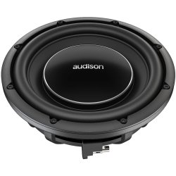 Audison Voce II AV10D2II - 10&Prime; Slim High-End subwoofer, 2+2 &Omega;