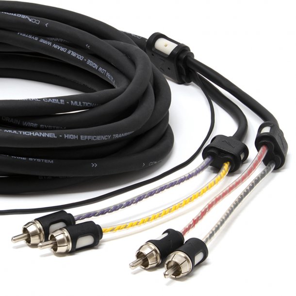 Connection BT4 550, 4 kanals RCA, 550 cm, High efficency kabel