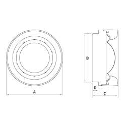 Hertz C26OE Cento diskanter - 26 mm