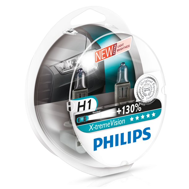 Philips X-treme Vision prer H1, 2 stk.
