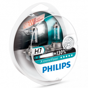 Philips X-treme Vision prer H7, 2 stk.