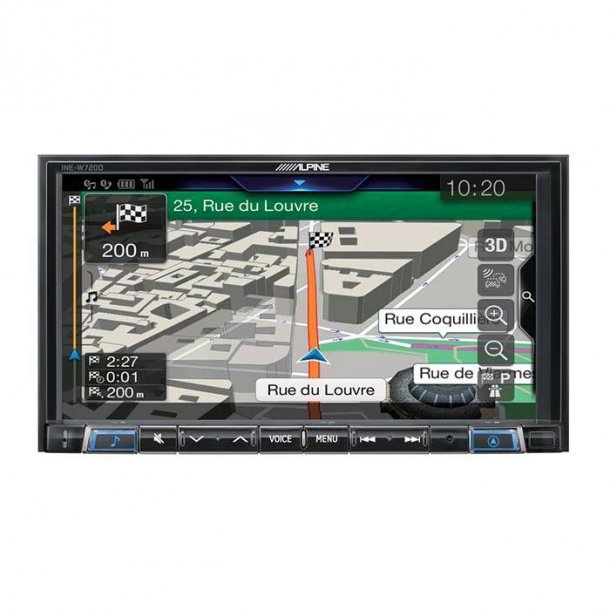 Alpine INE-W720D 2DIN Multimedie Station med navigation
