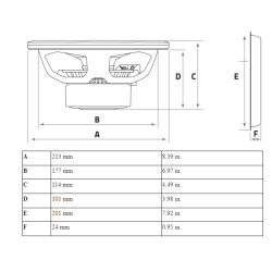 Hertz CS200S4 Cento 8"/200 mm 4 Ohm subwoofer