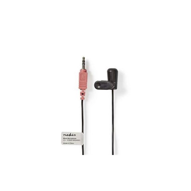 Clip-on mikrofon m. 3,5mm stereo JACK