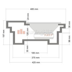 17" Reservehjuls Subboks Til 10" Subwoofer