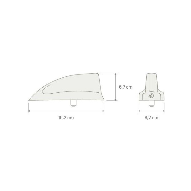 Calearo SHARK 3 antenne, FM/AM og DAB/DAB+