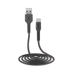 SBS Micro USB kabel 2 meter - Sort