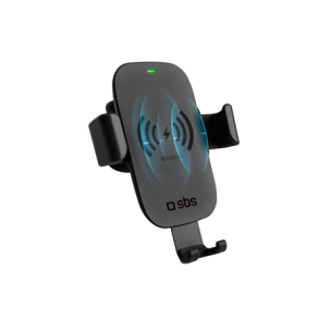 SBS mobilholder til luftdyse med trdls opladning - Sort