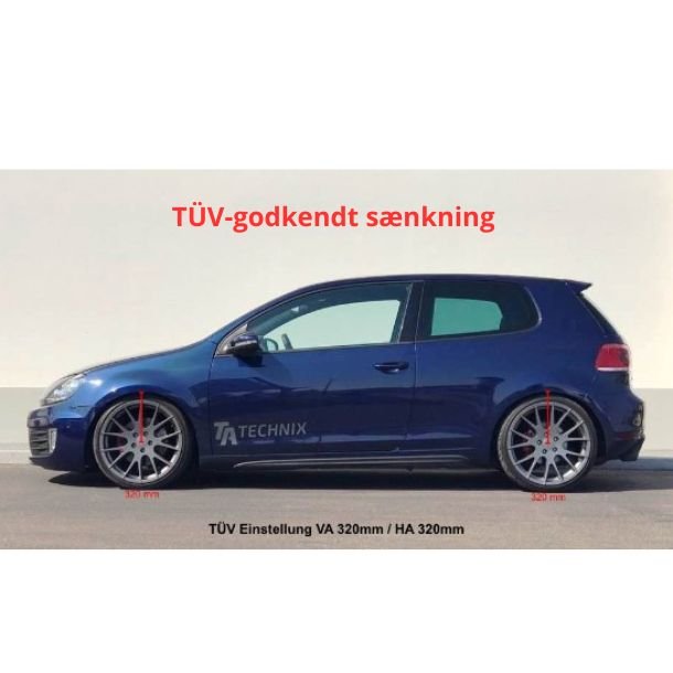 TA Technix - Deep Gevindundervogn til Audi A3 8P, rgang 2003-2013