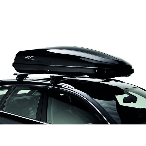 Hapro Traxer tagboks 6.6, 410 L - Sort hjglans