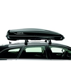 Hapro Traxer tagboks 6.6, 410 L - Sort hjglans