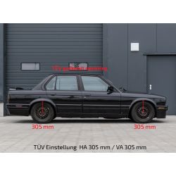 TA Technix - Deep Gevindundervogn til BMW 3 Serie E30