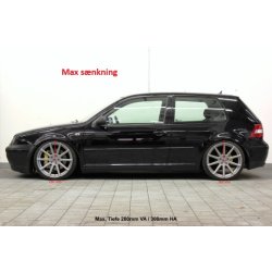TA Technix - Deep Gevindundervogn til Audi A3 (8L), rgang 1996-2003