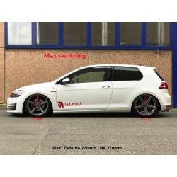 TA Technix - Deep Gevindundervogn til Audi A3 (8V), rgang 2012-2020