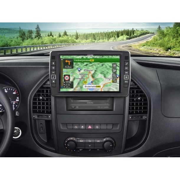 Alpine Style X903D-V447 Mercedes Vito 2014- - Multimedia Navigation 