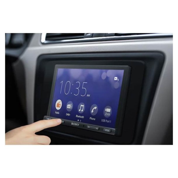 Sony XAV-AX5650D 2 DIN bilradio med Appel carplay, Turner aux