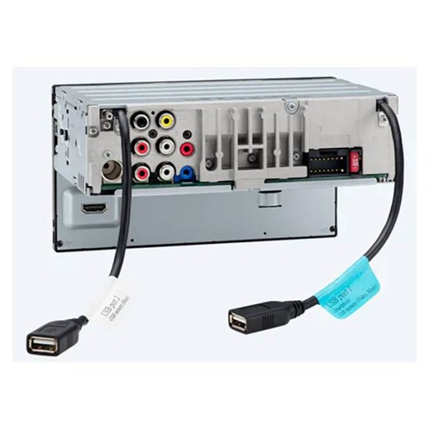 Sony XAV-AX5650D 2 DIN bilradio med Appel carplay, Turner aux