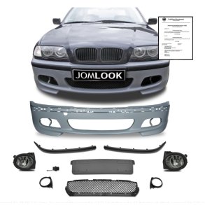JOM Forkofanger kit inkl. klar glas tgelygter til BMW 3 serie E46 Sedan & Touring