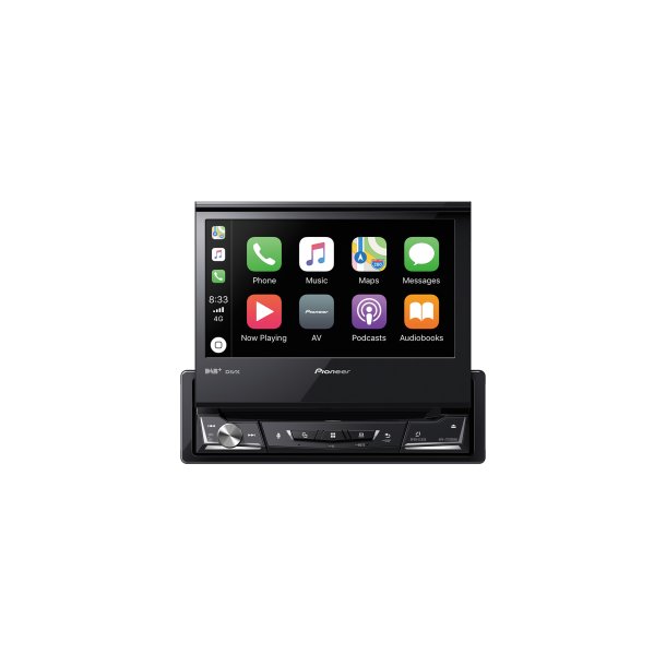 Pioneer AVH-Z7200DAB - Enkelt DIN bilradio med udfoldelig skrm