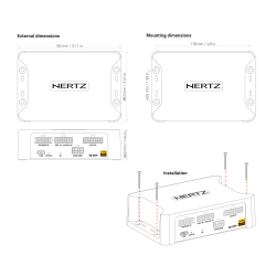 Hertz S8 DSP � 8-kanals Hi-Res digital signalprocessor