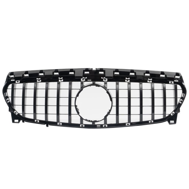 JOM Sports Frontgrill sort hjglans til Mercedes CLA-Klasse C117, 20132019