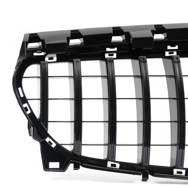 JOM Sports Frontgrill sort hjglans til Mercedes CLA-Klasse C117, 20132019